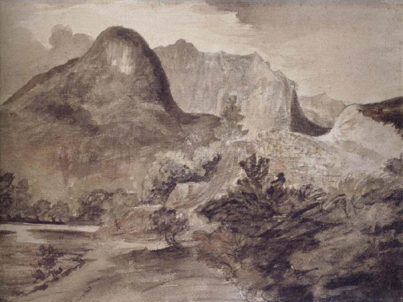 John Constable The Castle Rock,Borrowdale France oil painting art